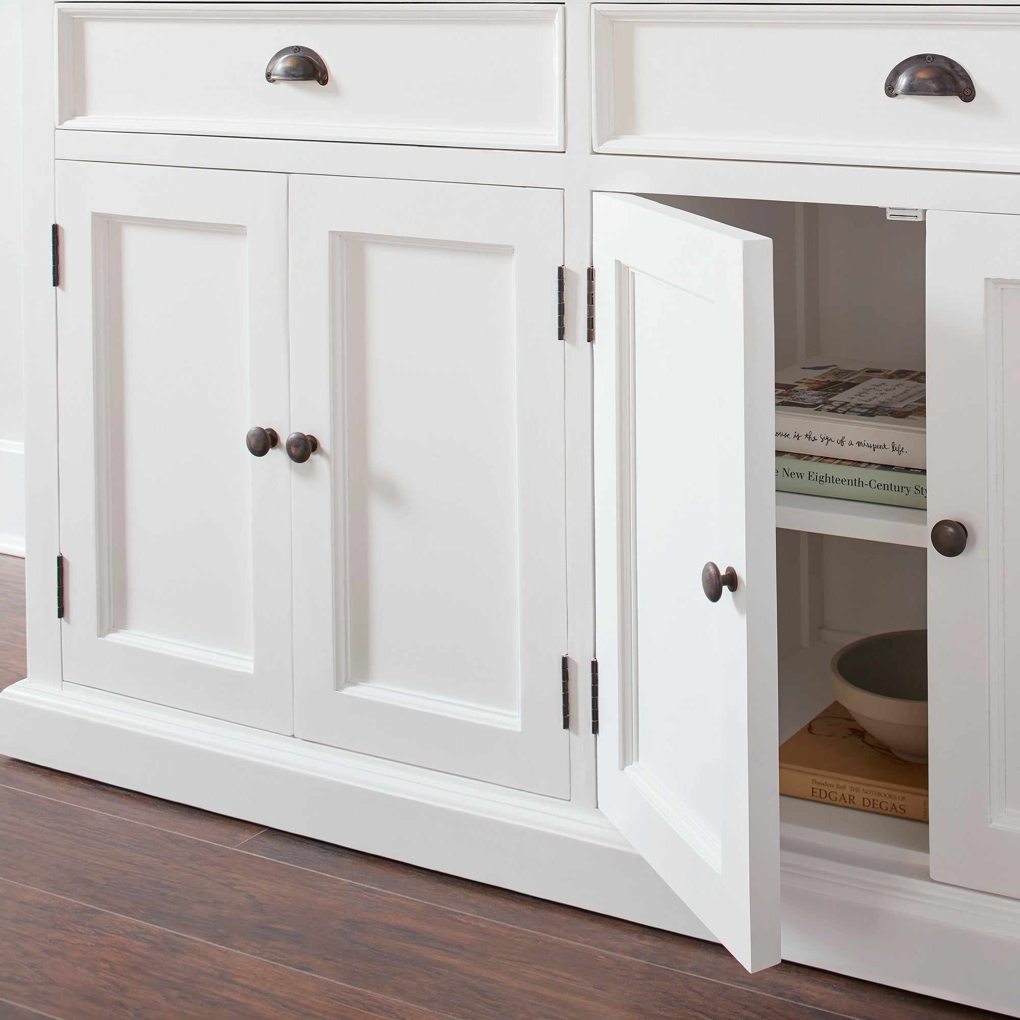 Buffet Hutch Unit with 8 Shelves - BOTTOM