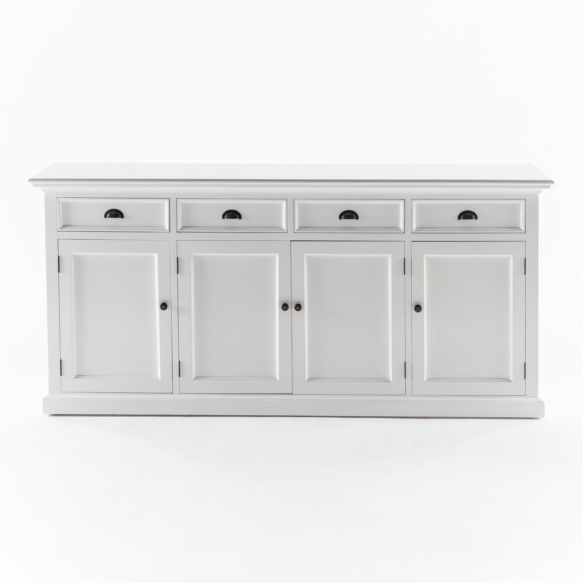 Buffet Hutch Unit with 4 Glass Doors - BOTTOM