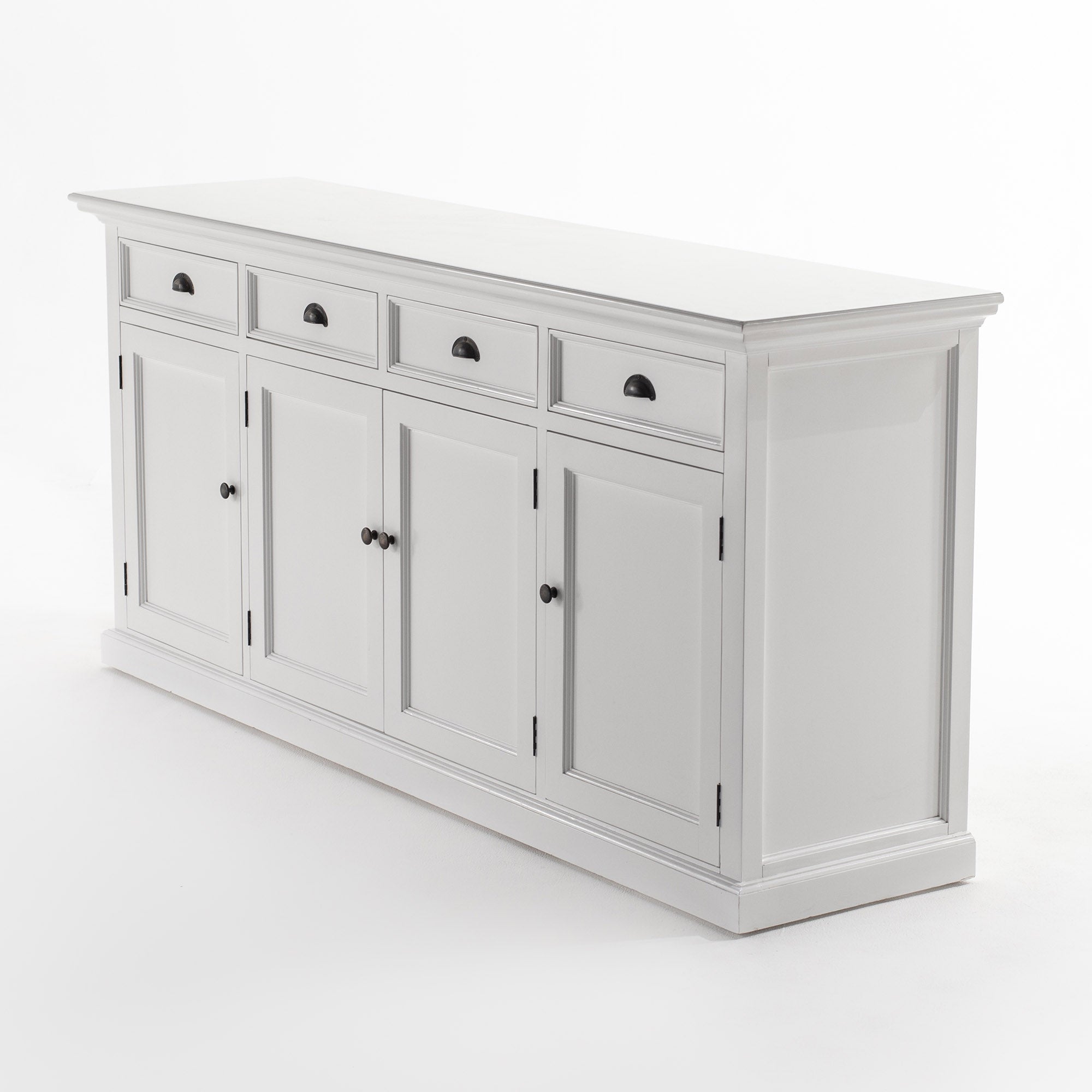 Buffet Hutch Unit with 4 Glass Doors - BOTTOM