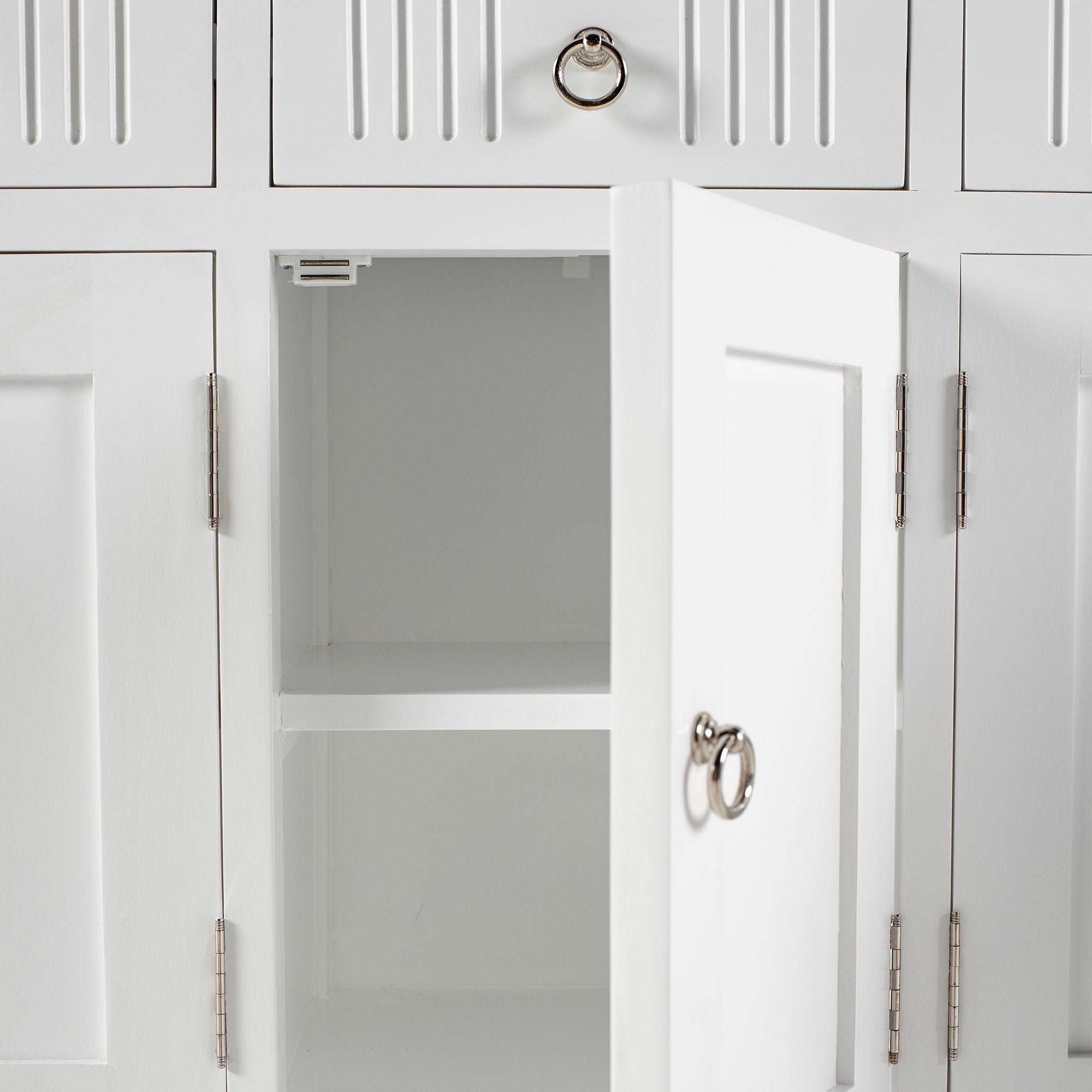 Skansen Kitchen Hutch Cabinet with 5 Doors 3 Drawers - BOTTOM