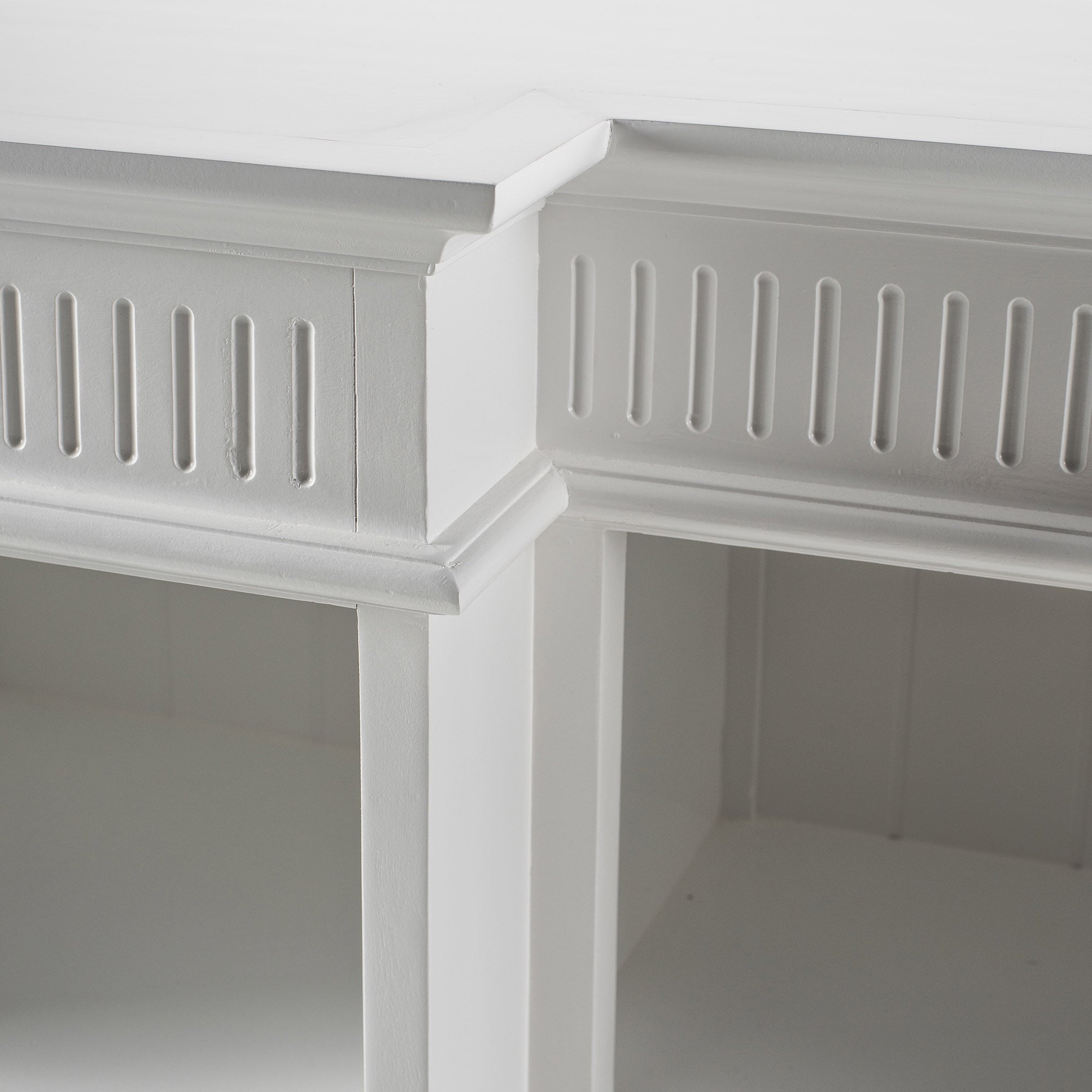 Skansen Kitchen Hutch Cabinet with 5 Doors 3 Drawers - TOP