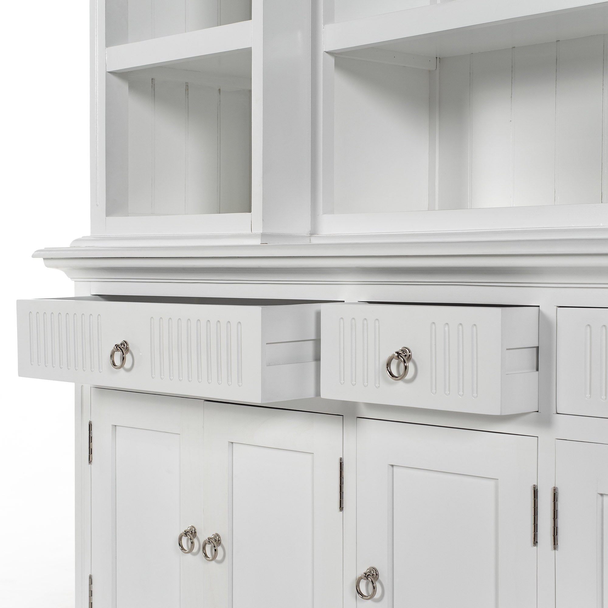 Skansen Kitchen Hutch Cabinet with 5 Doors 3 Drawers - BOTTOM