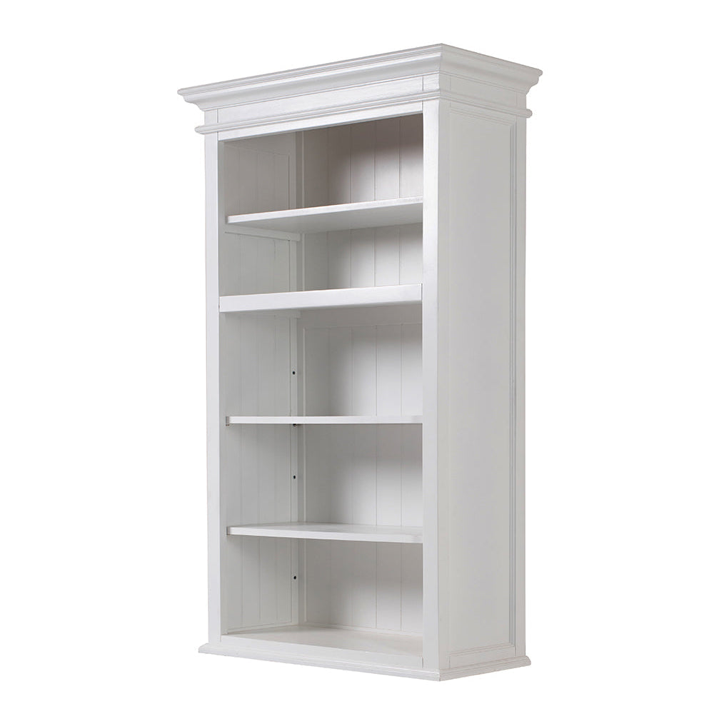 Halifax Slim Hutch Bookcase - White - TOP