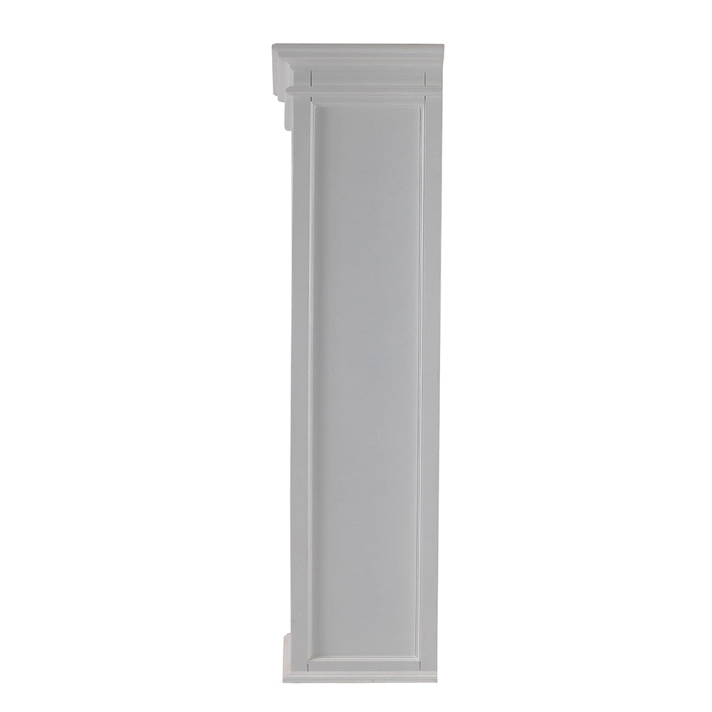 Halifax Slim Hutch Bookcase - White - TOP