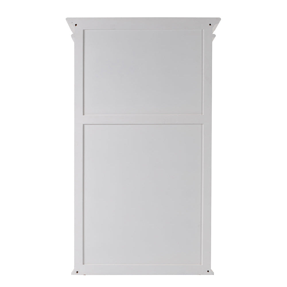 Halifax Slim Hutch Bookcase - White - TOP