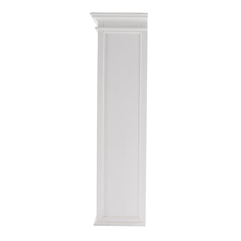Halifax Medium Hutch Bookcase - White TOP