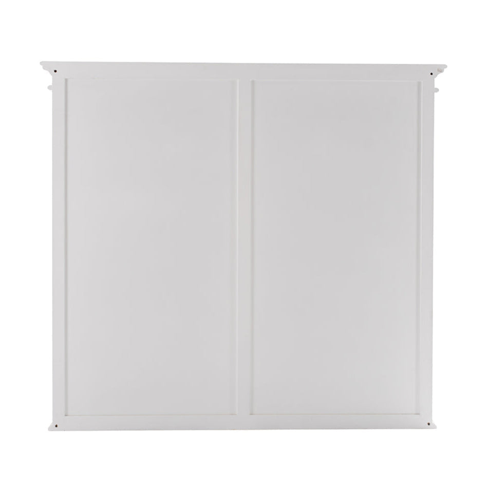 Halifax Medium Hutch Bookcase - White TOP