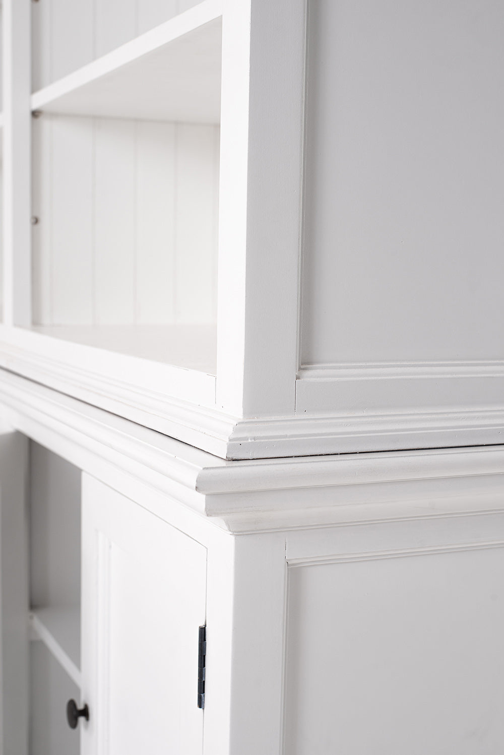Halifax Large Hutch Bookcase - White TOP