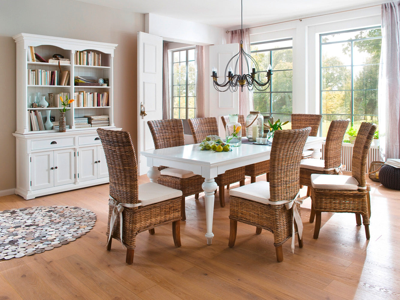 Provence Dining Table 94" - White