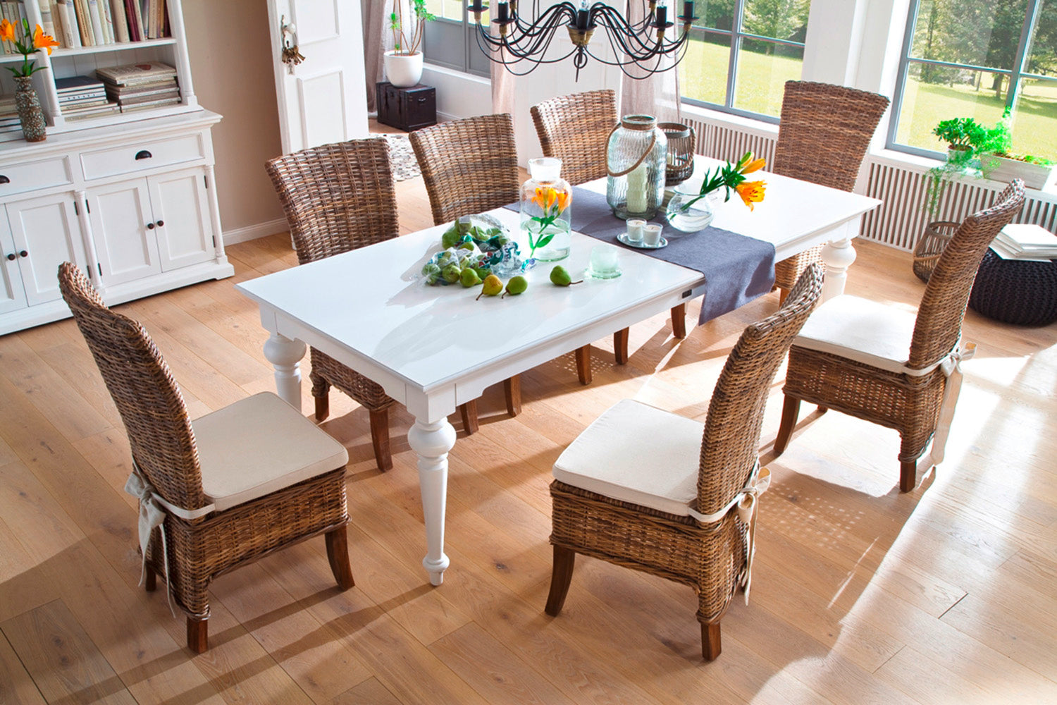 Provence Dining Table 94" - White