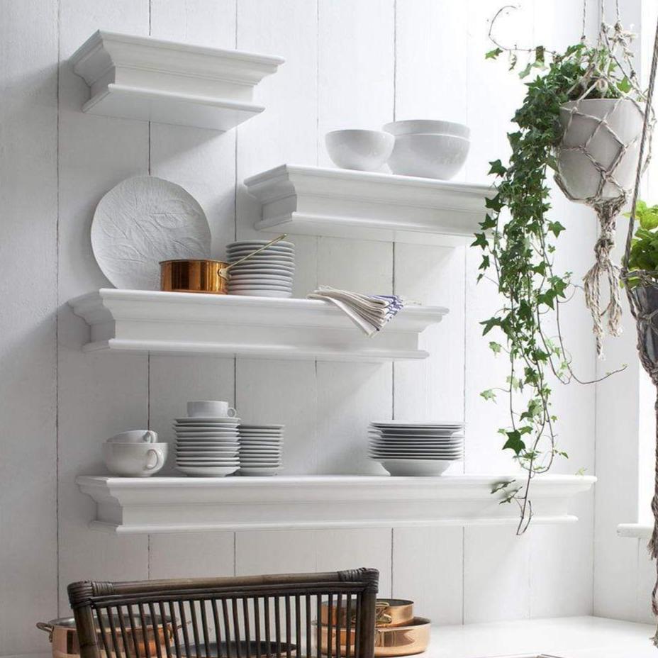 Halifax Floating Wall Shelf 80cm - White-Shelf-by NovaSolo-I Wanna Go Home