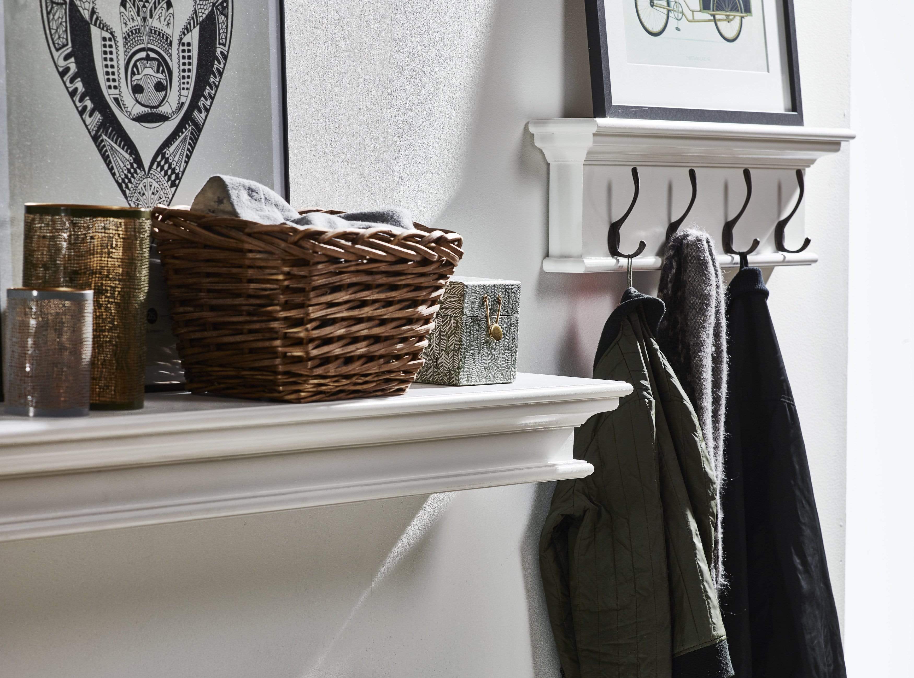 Halifax Floating Wall Shelf 80cm - White-Shelf-by NovaSolo-I Wanna Go Home