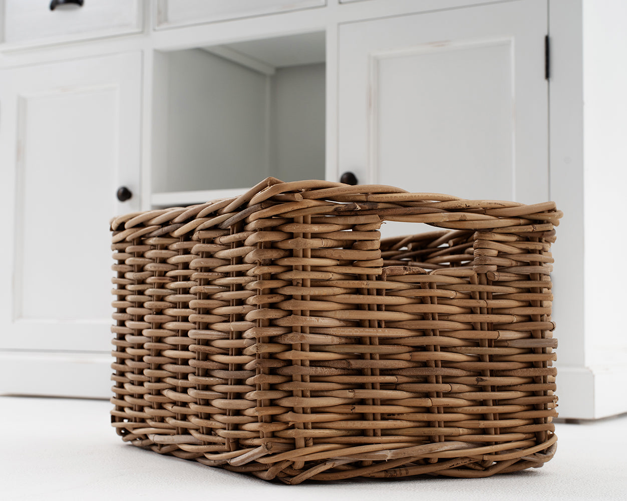 Halifax Accent Buffet - White with Brown Top