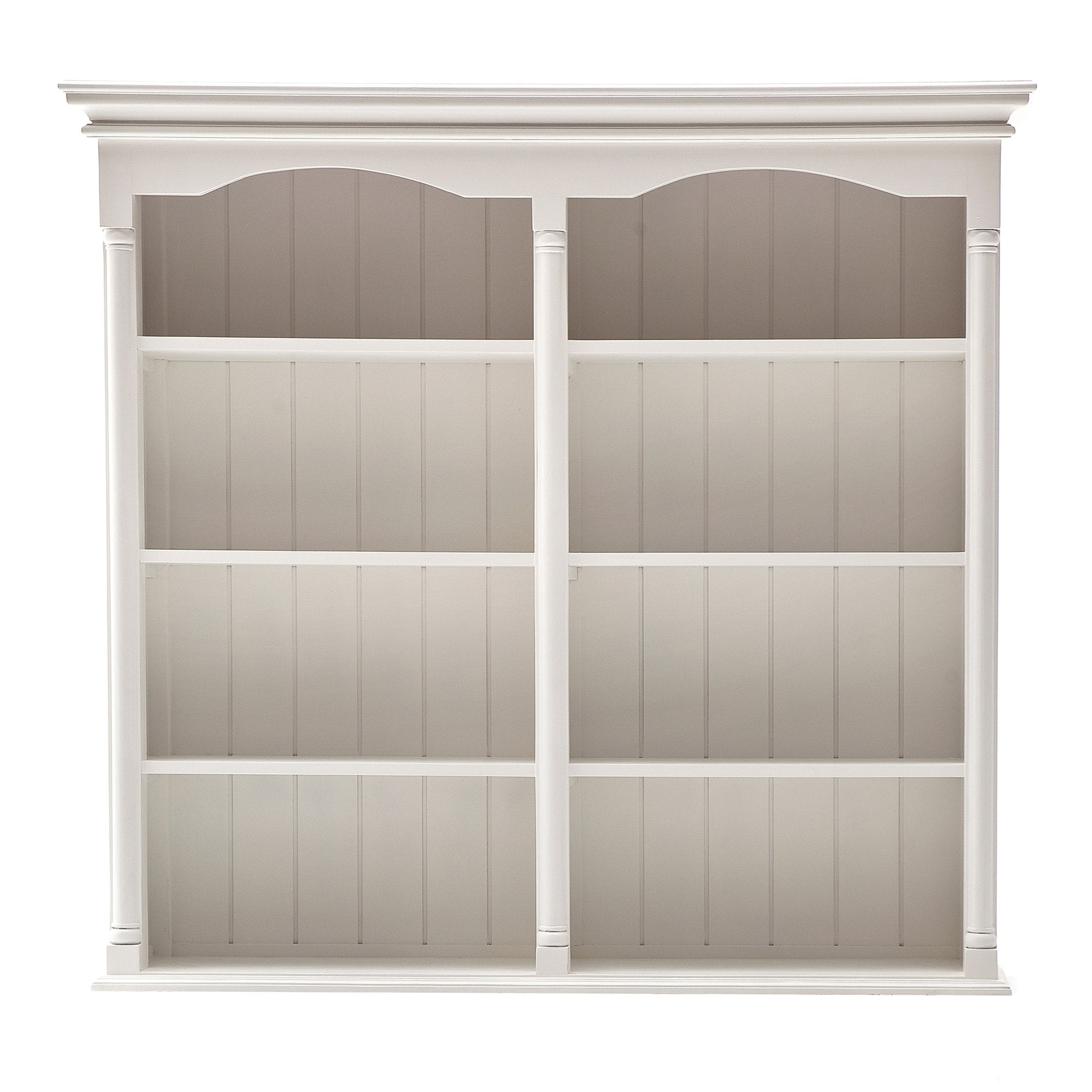 Provence Buffet and Open Hutch Cabinet - White TOP
