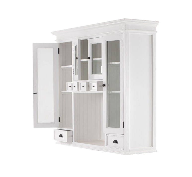 Halifax Kitchen Buffet & Hutch - White