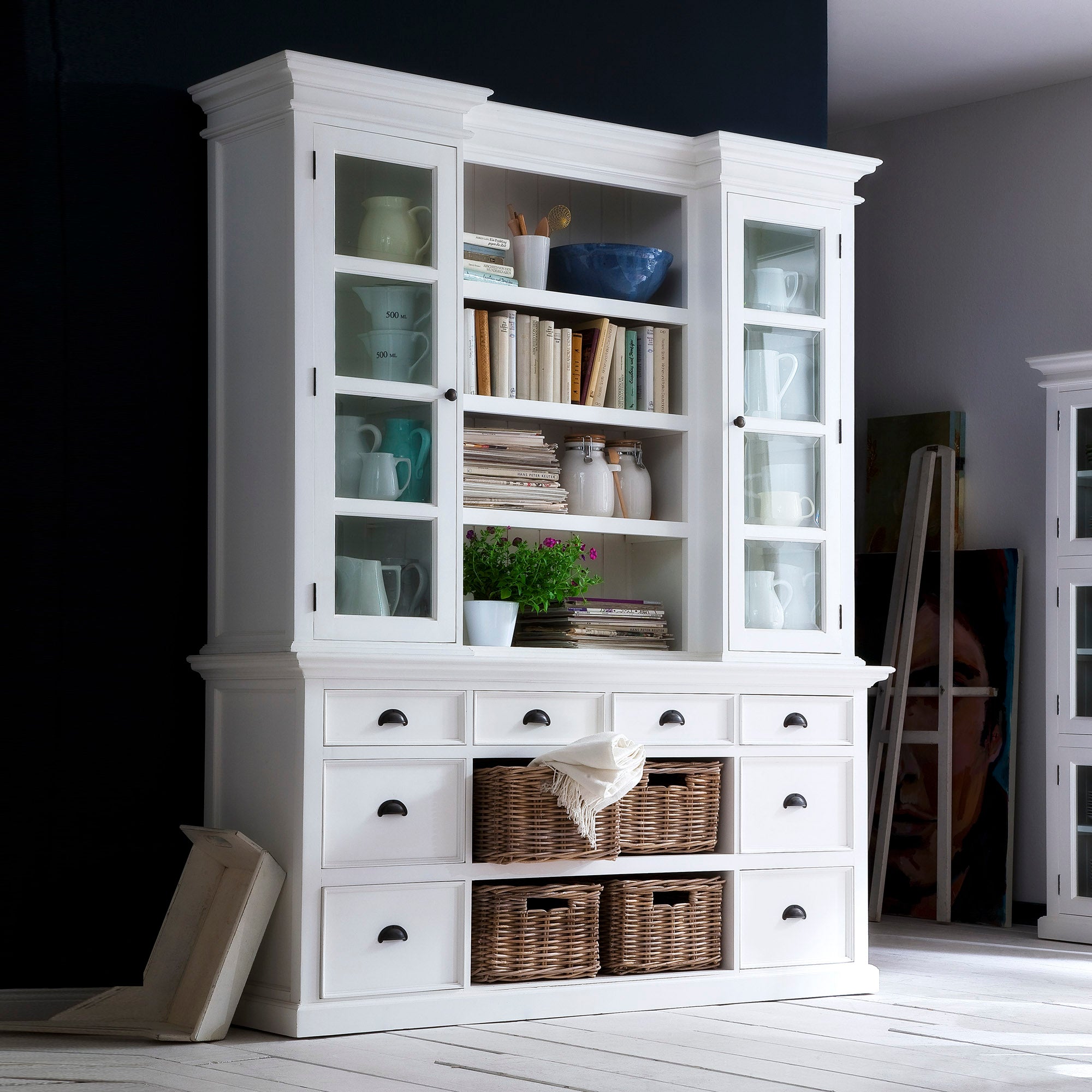 Halifax Buffet & Hutch - White