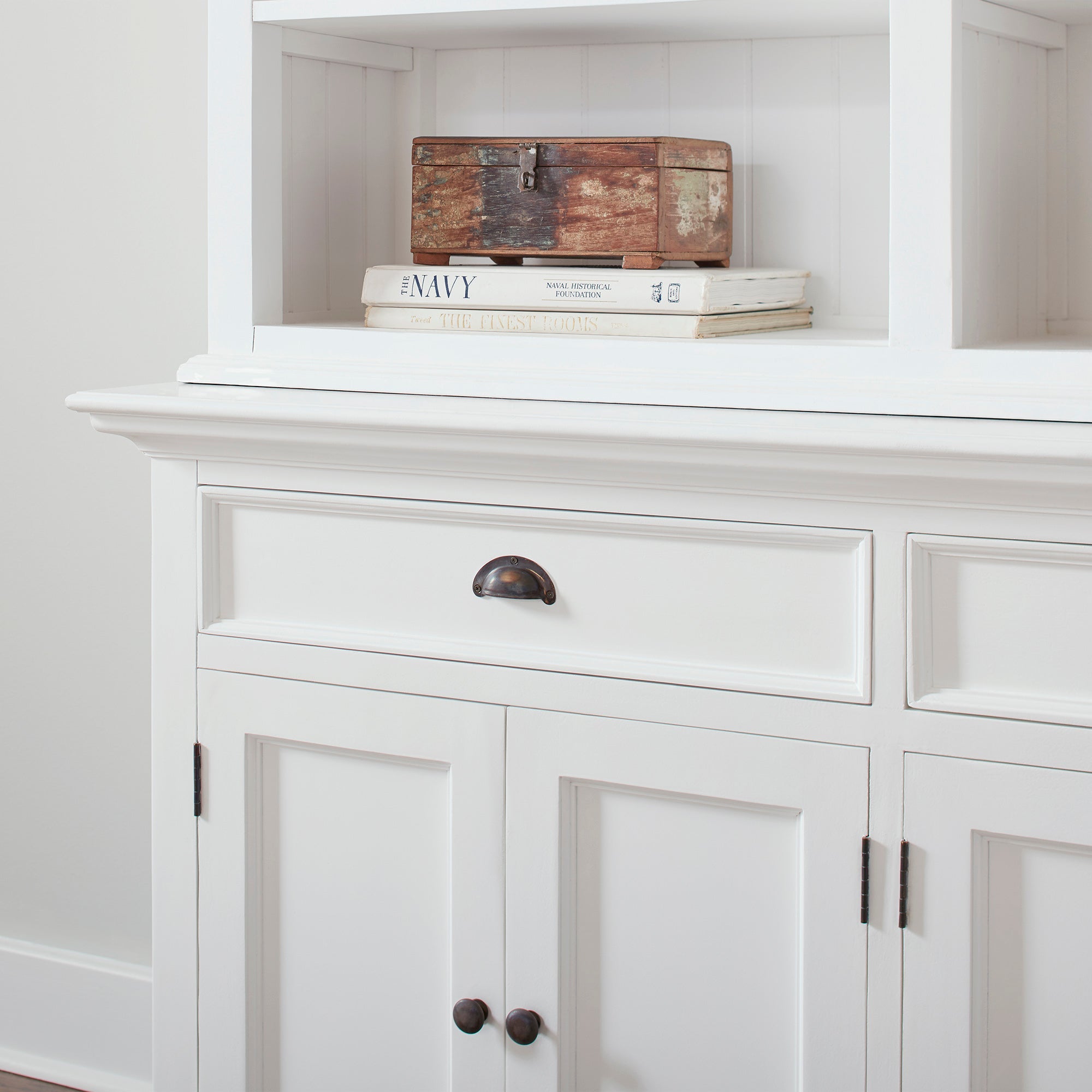 Buffet Hutch Unit with 8 Shelves