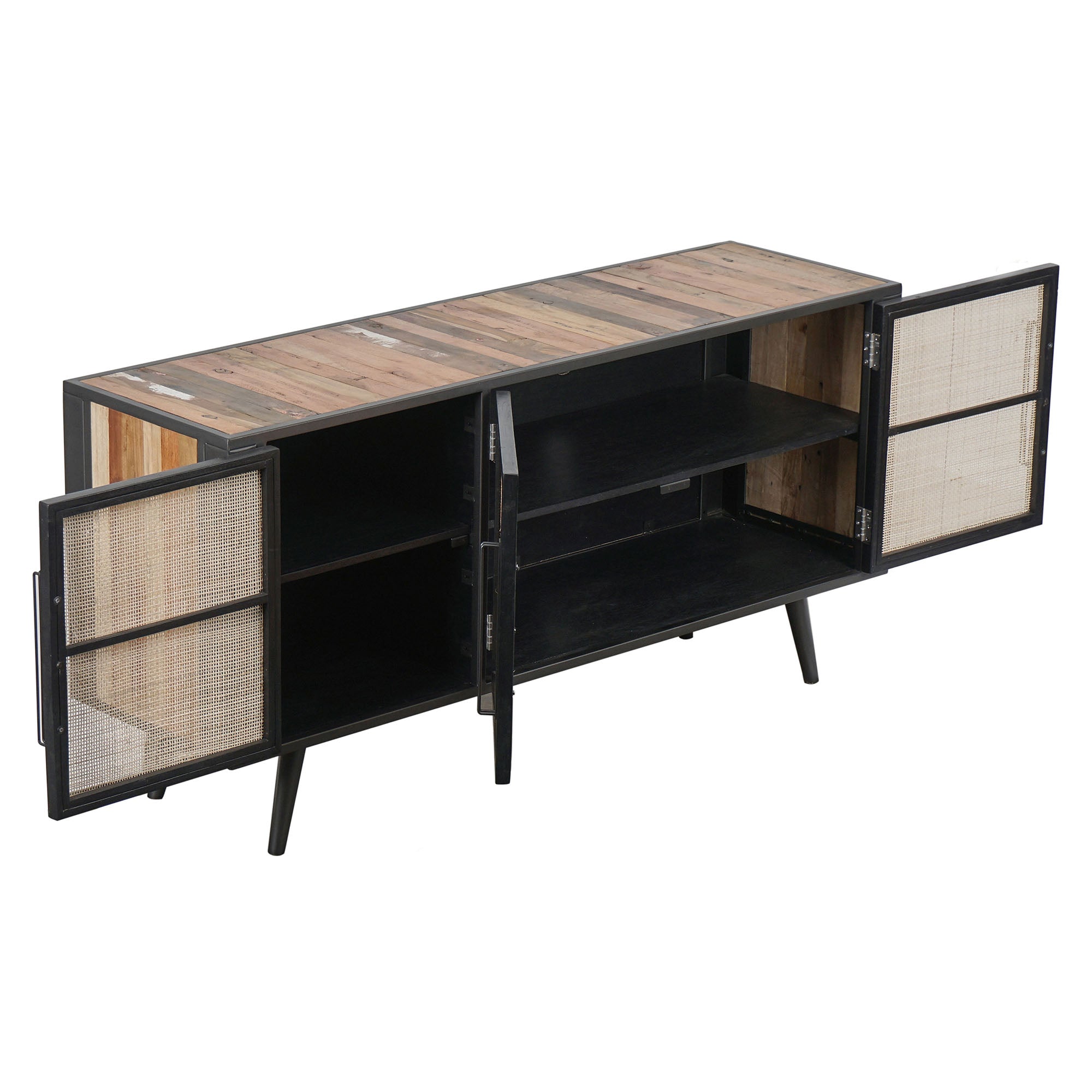 Nordic Rattan TV Dresser 3 Doors