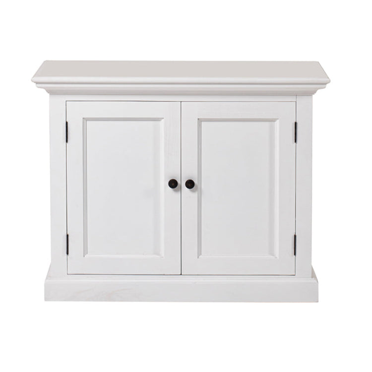 Halifax Slim Hutch Bookcase - White