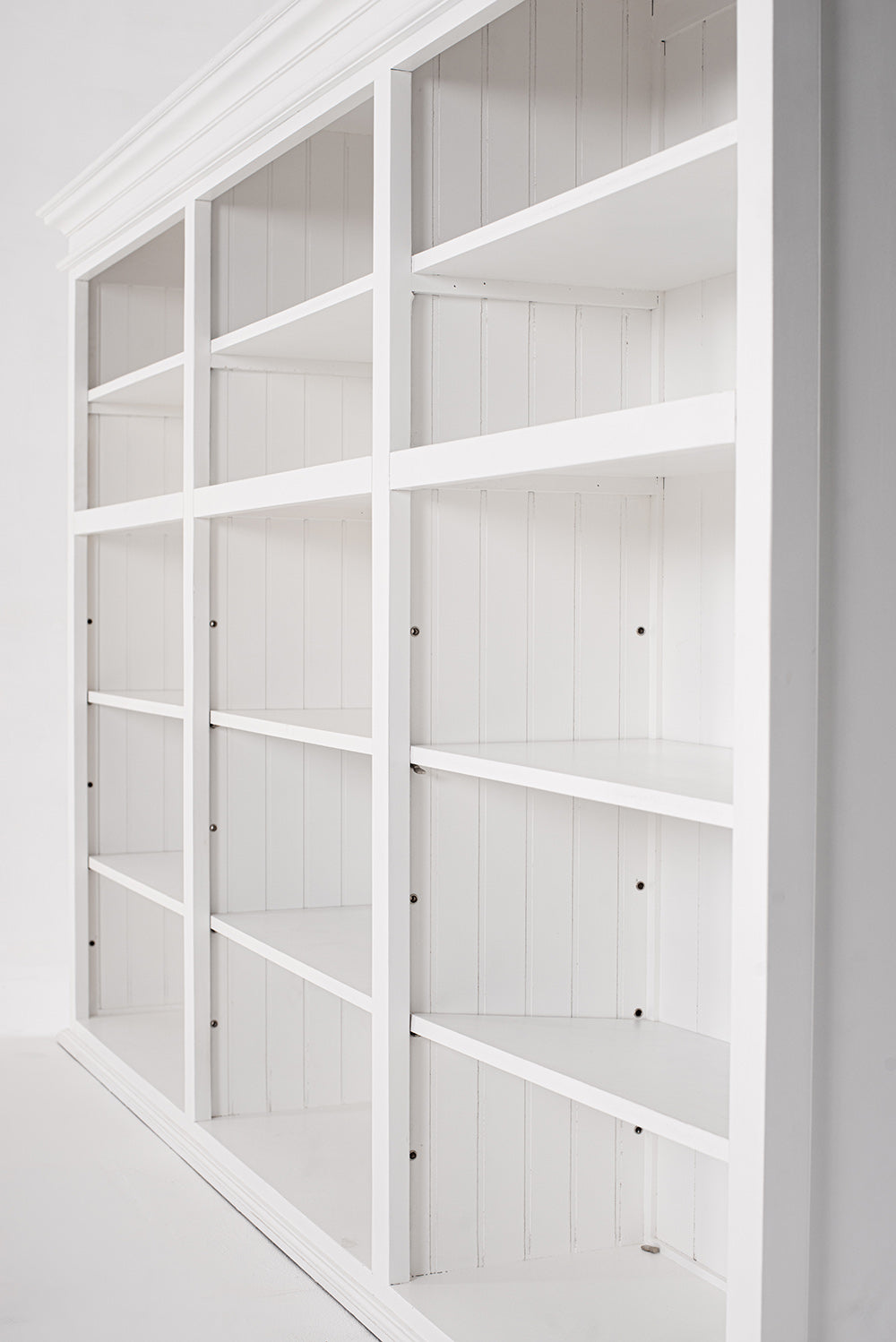 Halifax Large Hutch Bookcase - White TOP