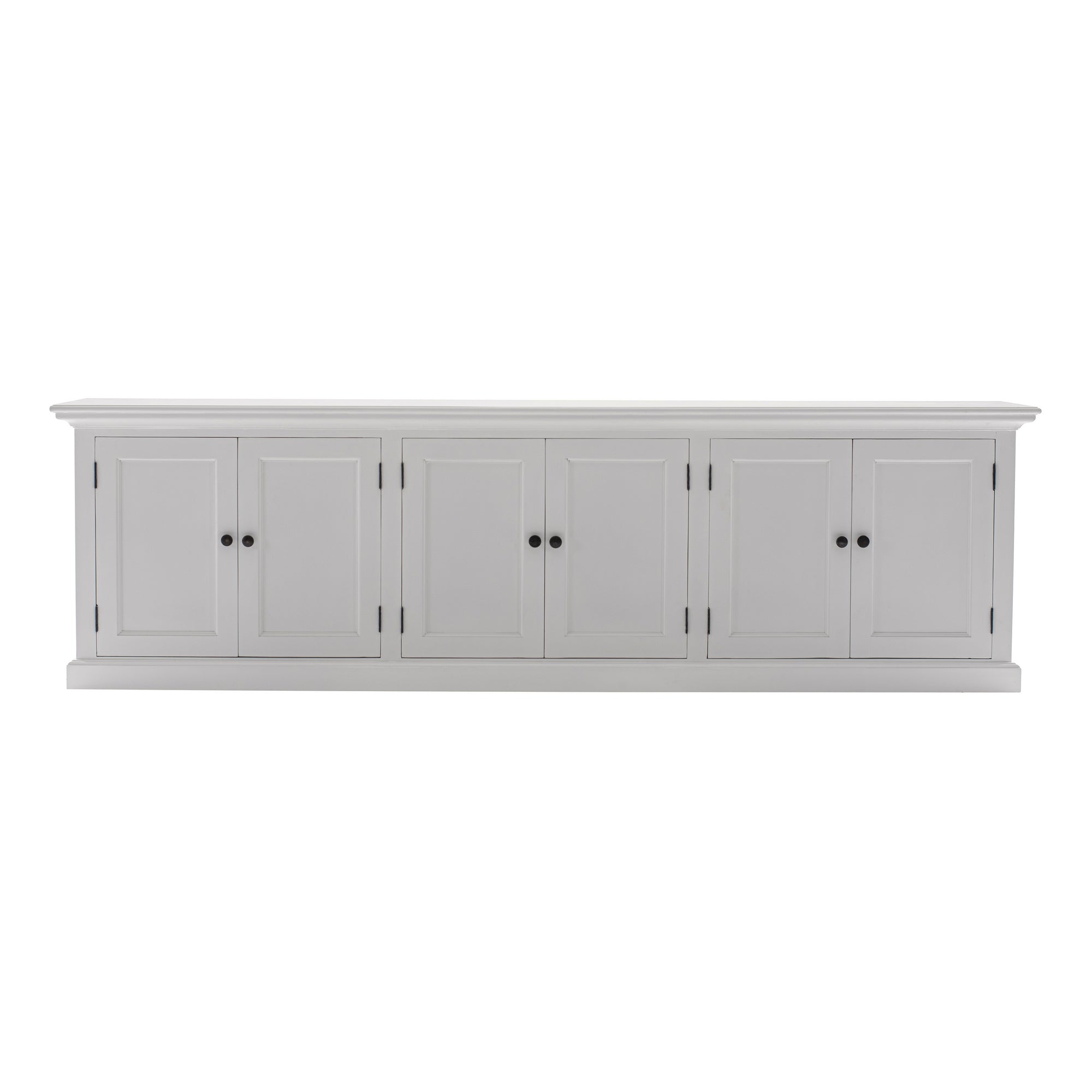 Halifax Large Hutch Bookcase - White BOTTOM